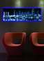 Wallity Lienzo Decorativo Iluminado con LEDs Multicolor 30 x 90 cm